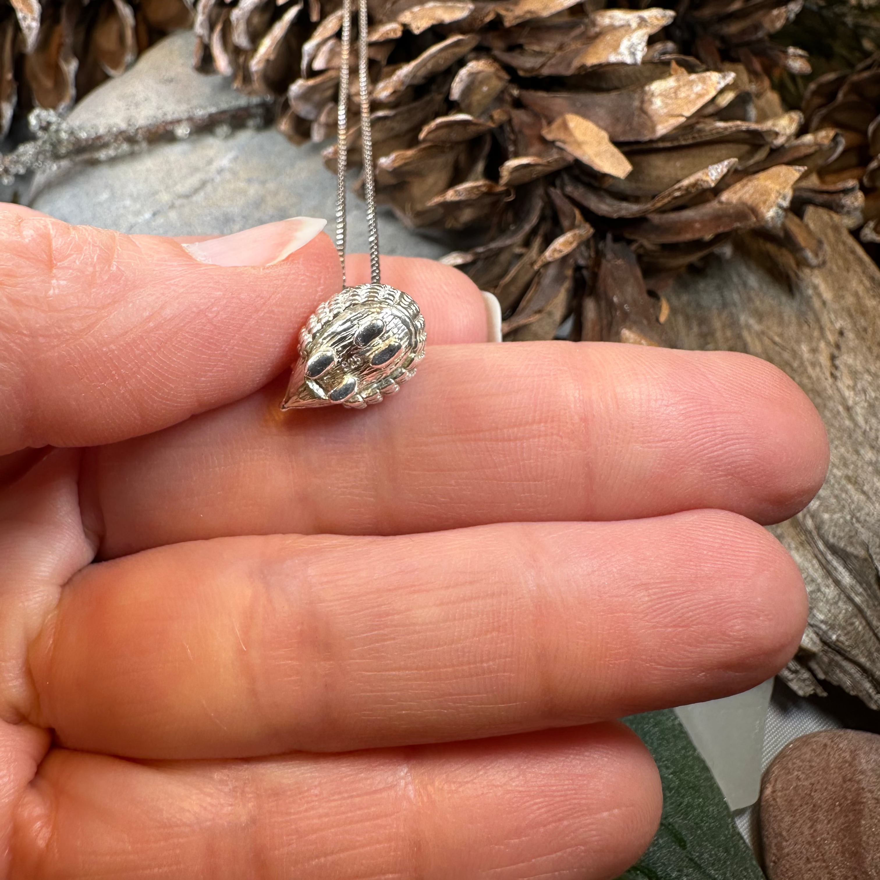 Adorable Little Hedgehog Necklace