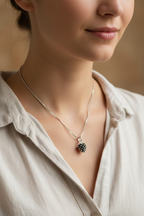Winter Pine Cone Necklace