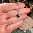 Winter Pine Cone Necklace - 