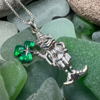 Celtic Leprechaun Shamrock Necklace