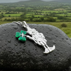 Celtic Leprechaun Shamrock Necklace