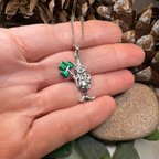 Celtic Leprechaun Shamrock Necklace