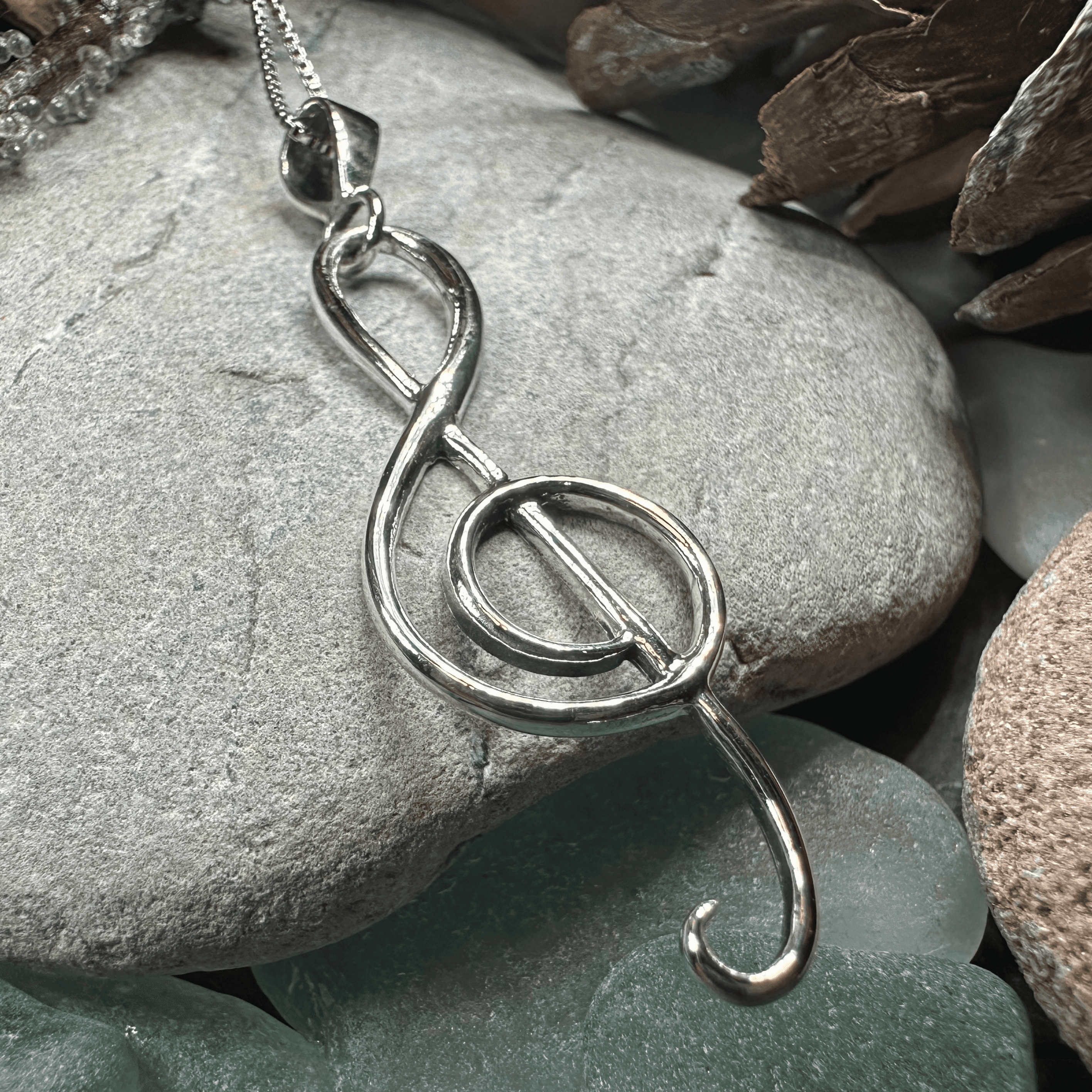 Music Note Artisan Necklace - 