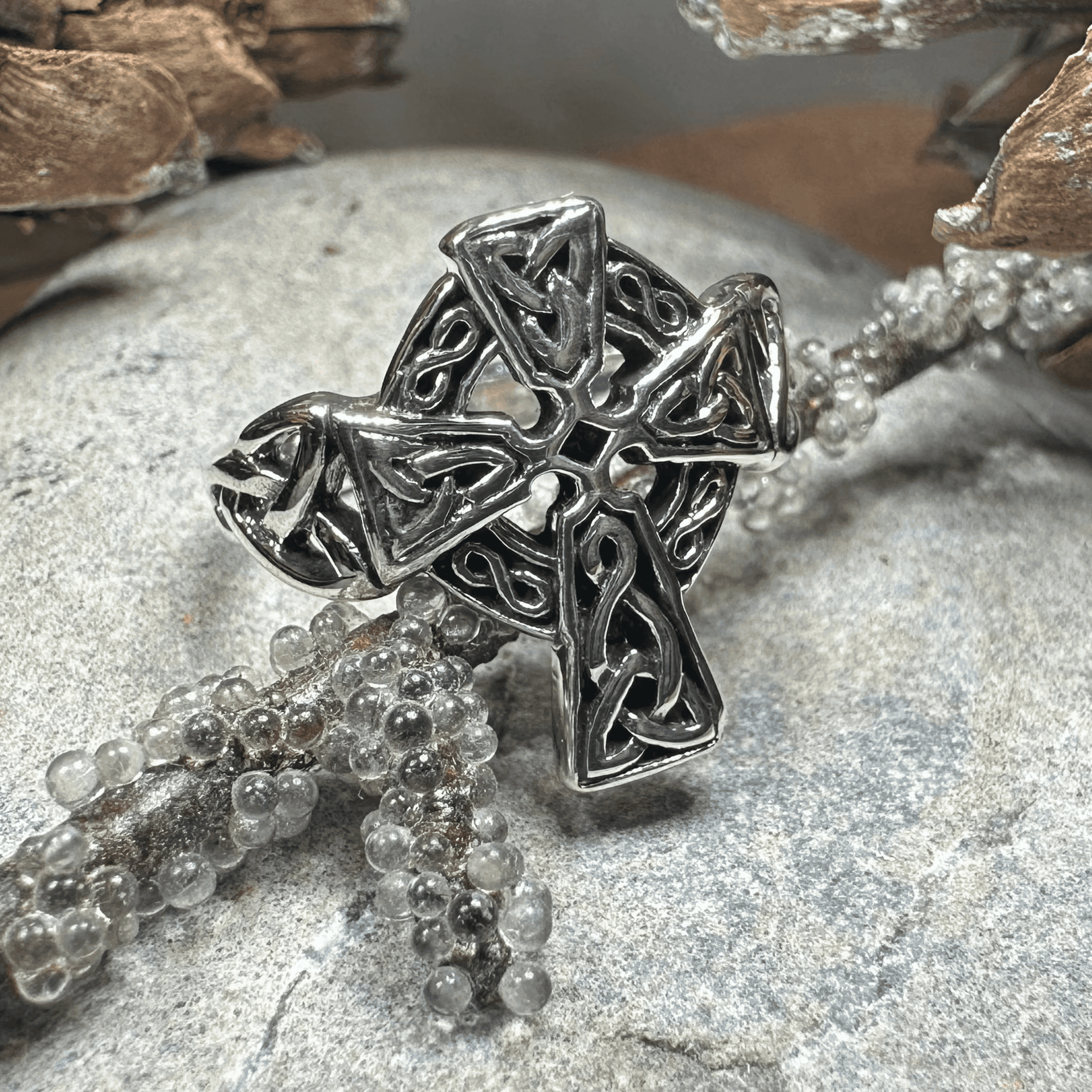 Classic Celtic Cross Ring - 5