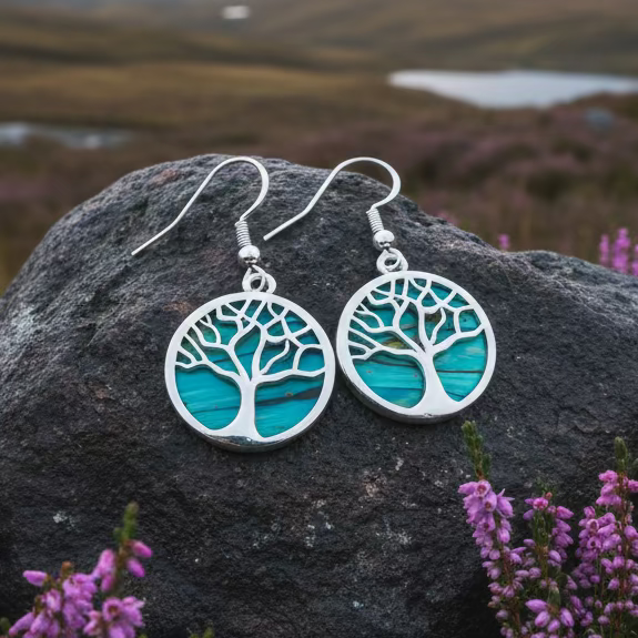 Heathergems Tree of Life Earrings