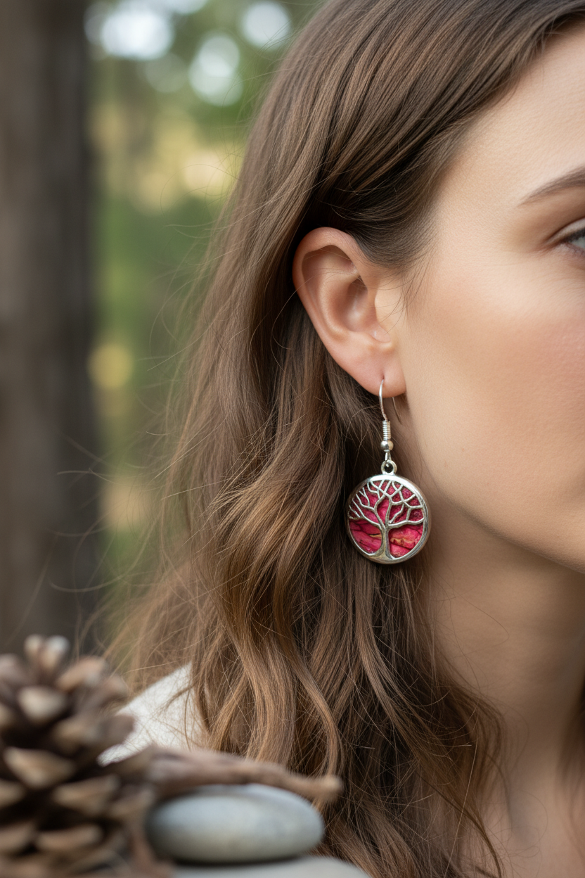 Heathergems Tree of Life Earrings