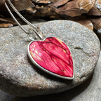 Scottish Heathergems Heart Necklace