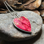 Scottish Heathergems Heart Necklace