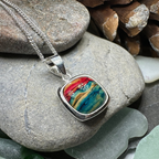 Mira Heathergems Celtic Necklace