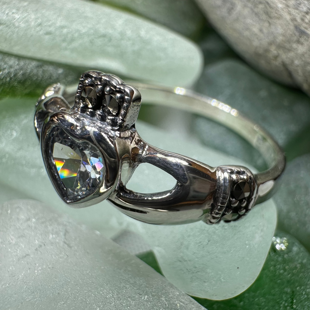 Ree Marcasite Claddagh Ring