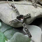 Marcasite  Celtic Cross Necklace