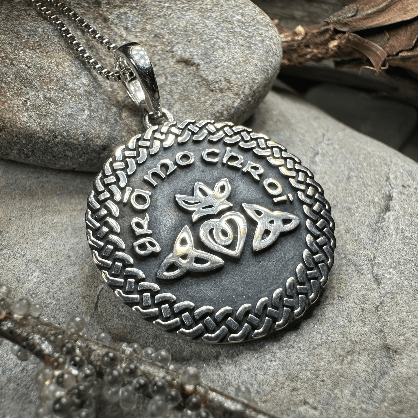 Celtic Gra Mo Chroi Necklace - 