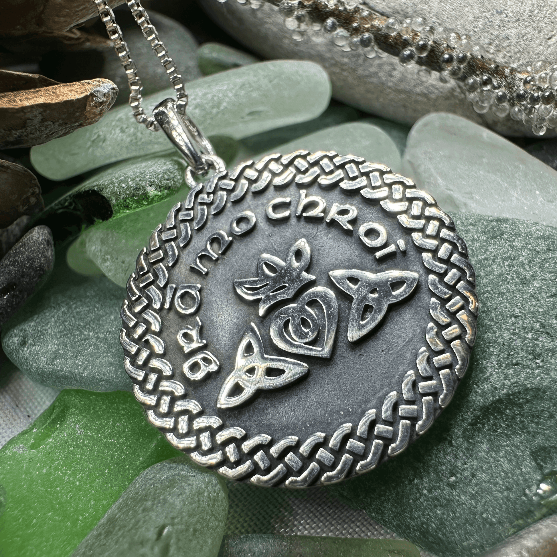 Celtic Gra Mo Chroi Necklace - 