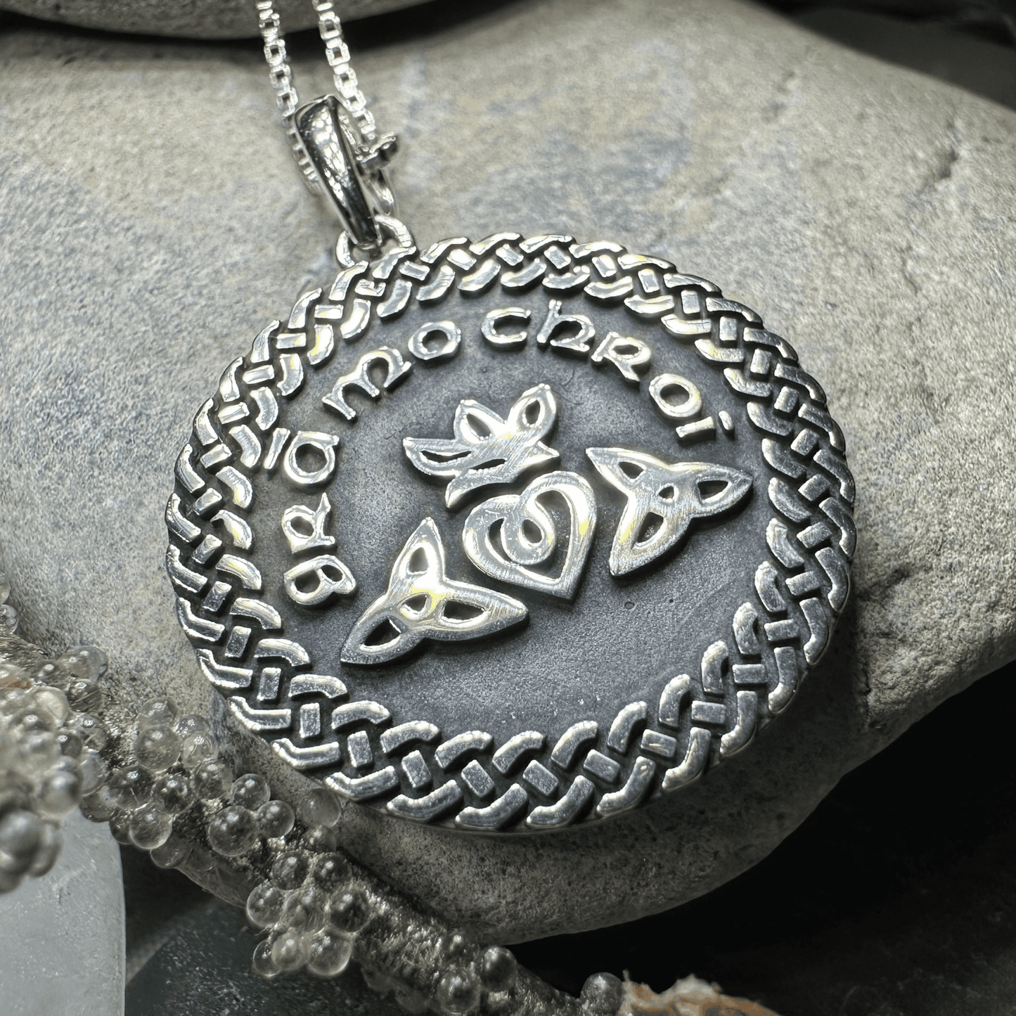 Celtic Gra Mo Chroi Necklace - 