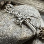 Petite Celtic Cross Necklace - 18