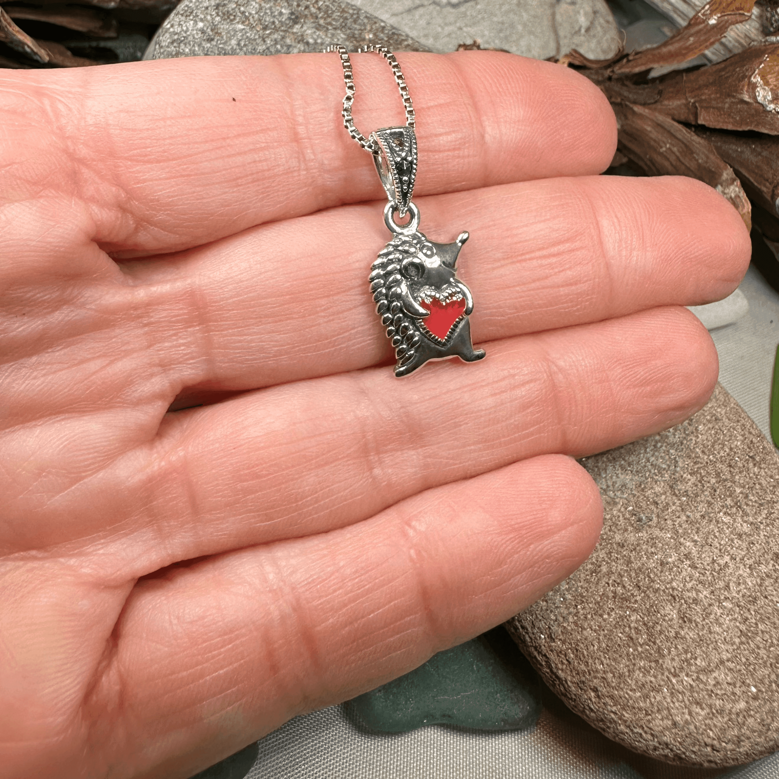 Hugs Hedgehog Necklace - 