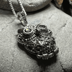 Halloway Marcasite Owl Necklace - 