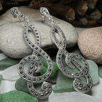 Prima Donna Music Note Earrings - 