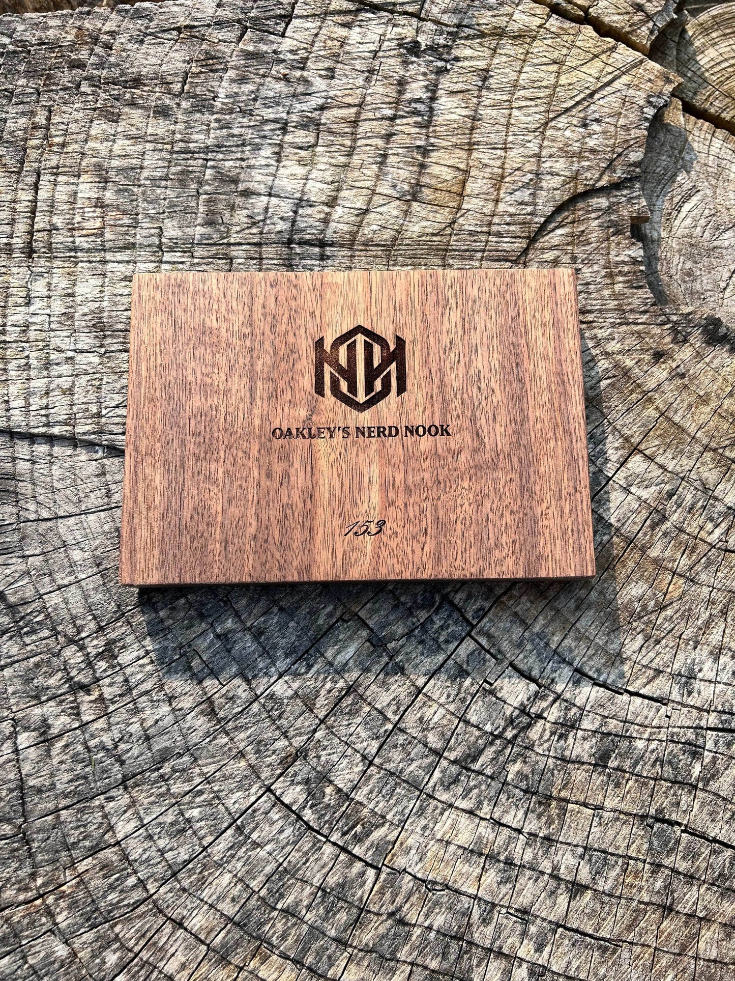 MTG Wooden Commander Station - Walnut