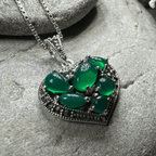 Timeless Heart Necklace - Pink Mother of Pearl