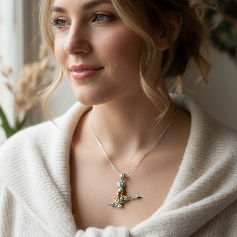 Traditional Irish Dancer Necklace