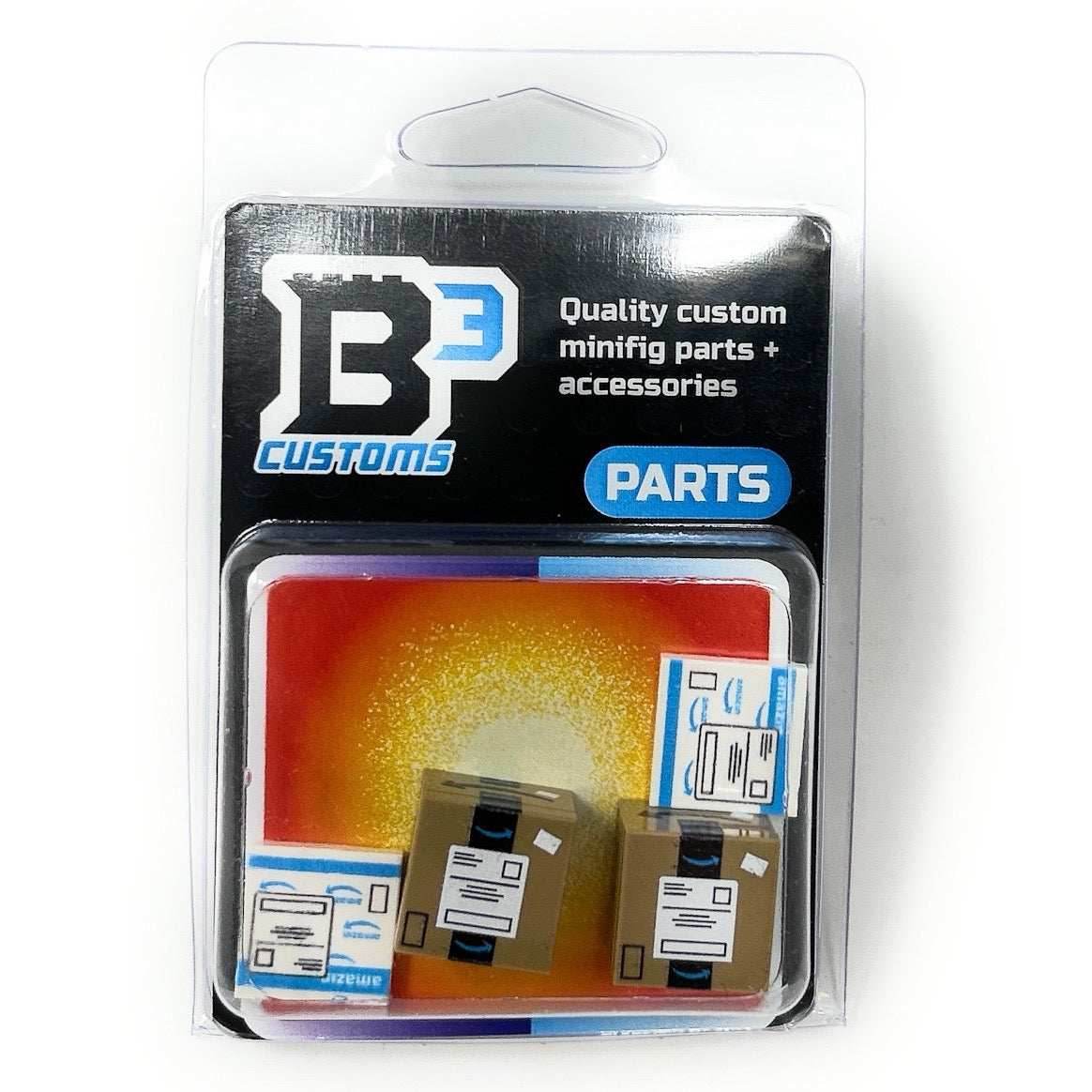 The Amazin Shipping Boxes Pack made with LEGO parts - 