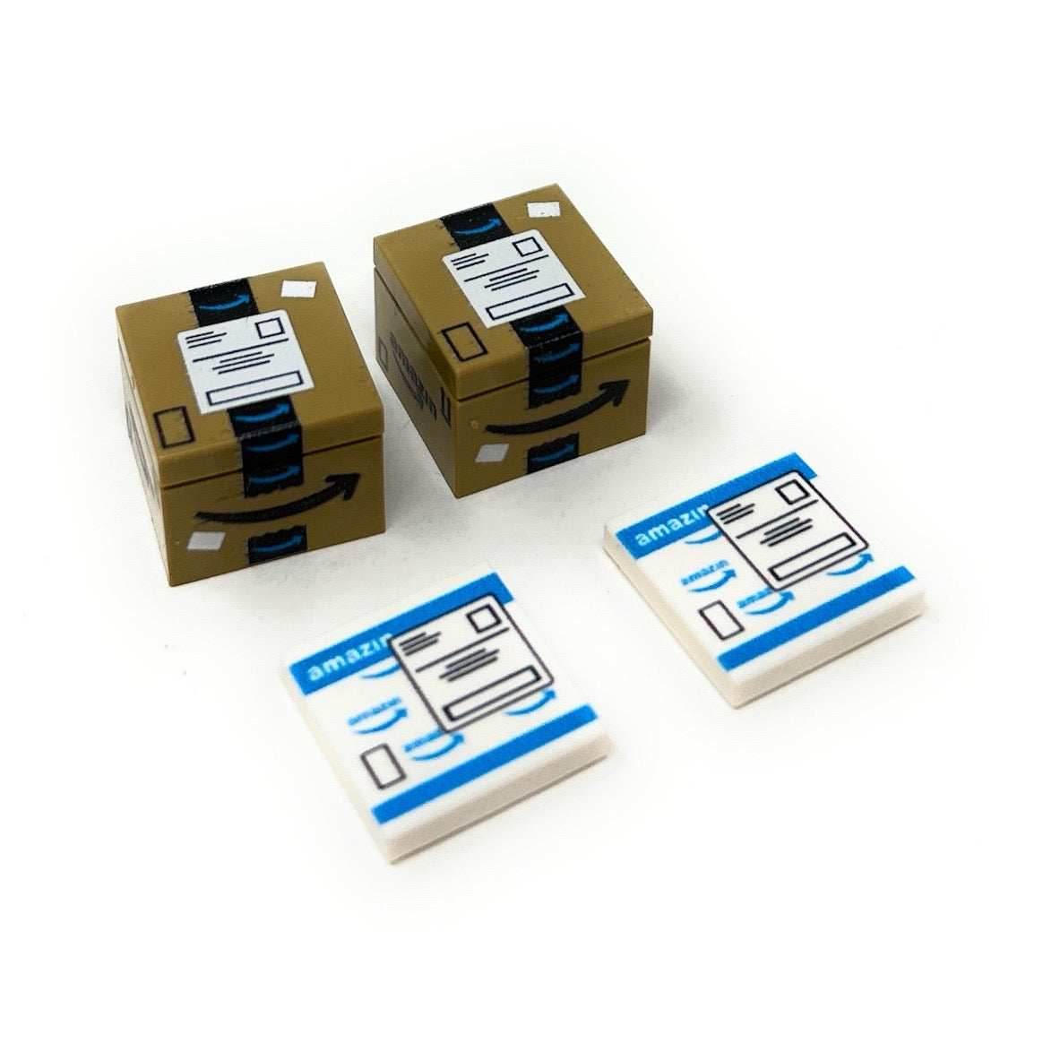 The Amazin Shipping Boxes Pack made with LEGO parts - 