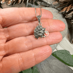 Frolicking Hedgehog Necklace - 