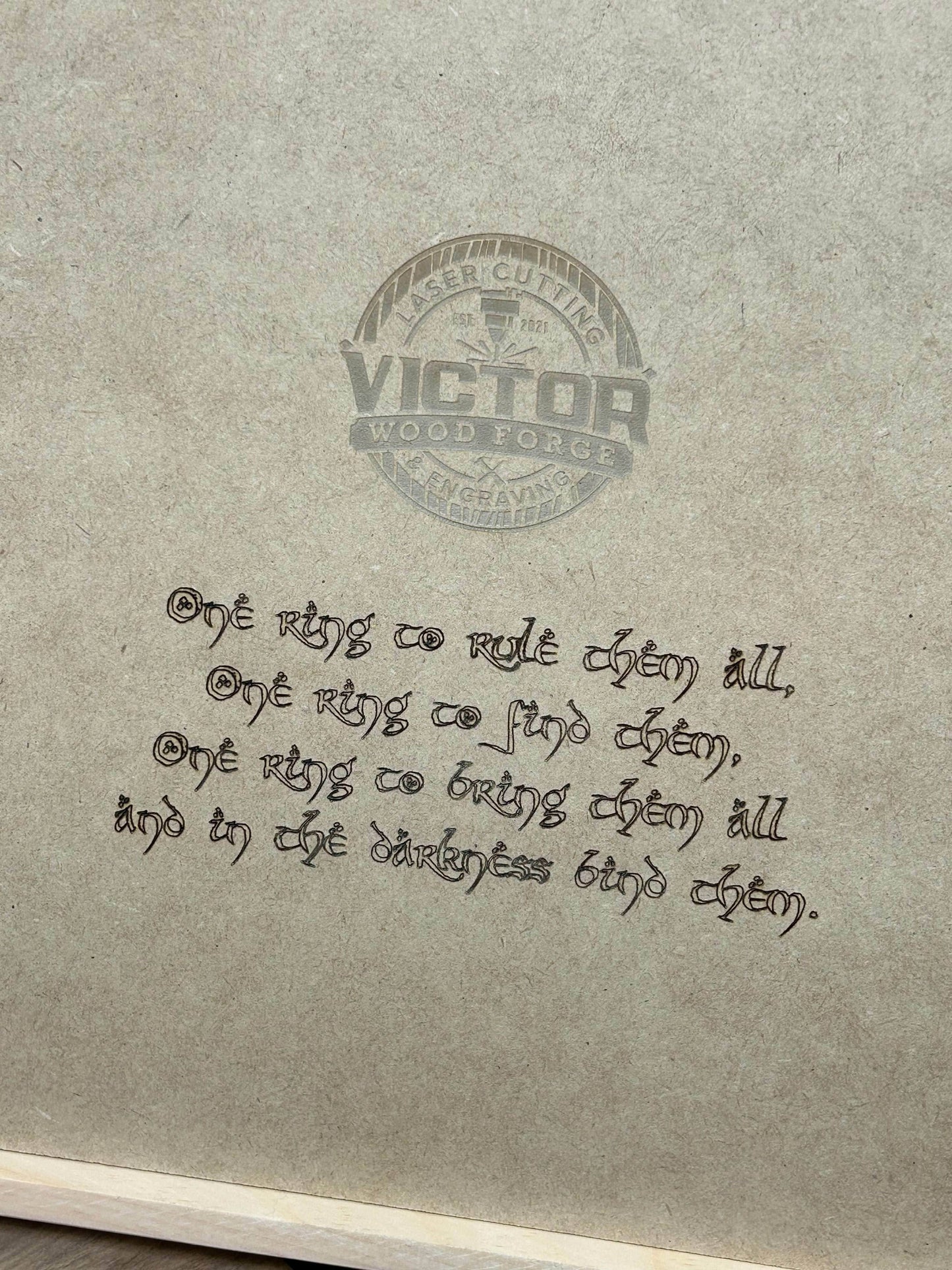 Lord of the Rings Map | Middle Earth - Yes / MDF (Consistent Bare Background)