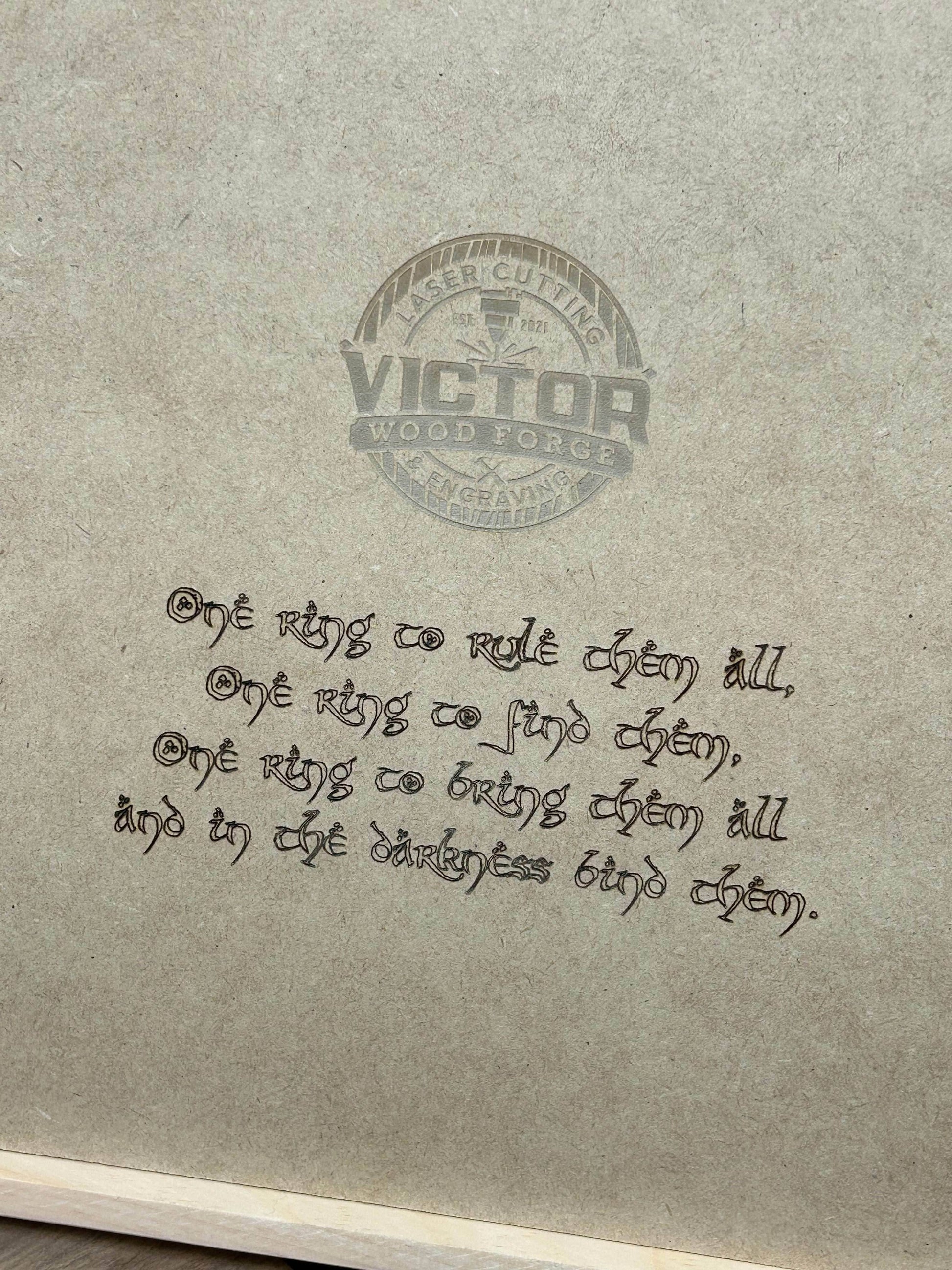 Lord of the Rings Map | Middle Earth - Yes / MDF (Consistent Bare Background)