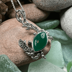 Green Seas Crab Necklace - 18
