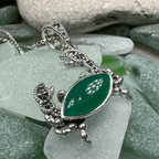 Green Seas Crab Necklace - 18