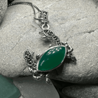 Green Seas Crab Necklace - 18