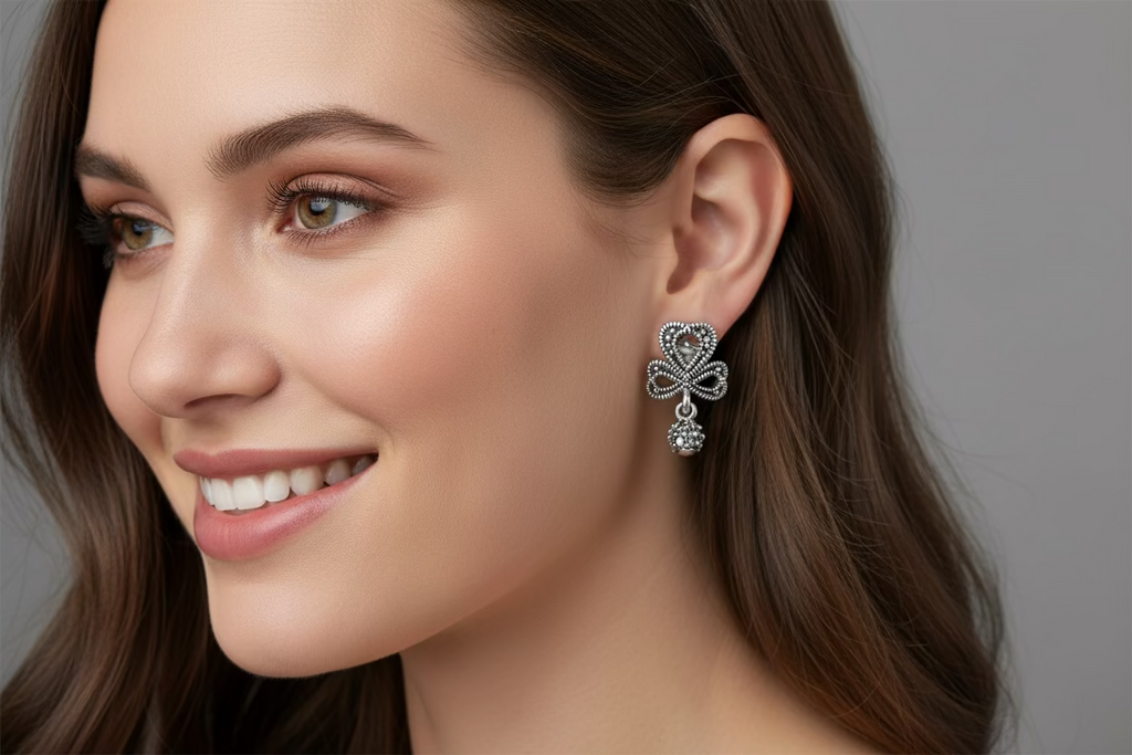 Connemara Shamrock Post Earrings