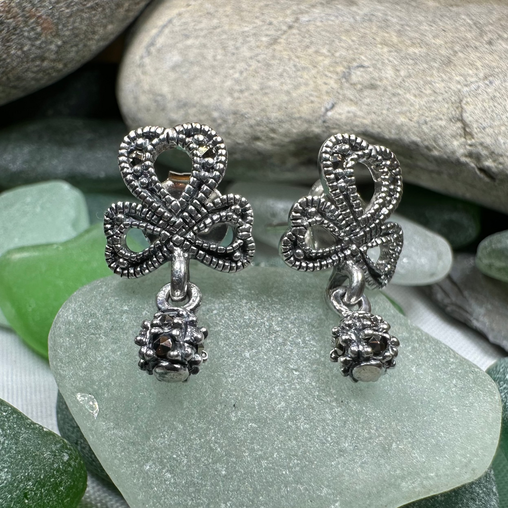 Connemara Shamrock Post Earrings