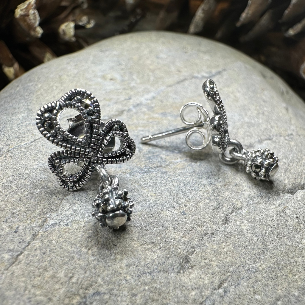 Connemara Shamrock Post Earrings