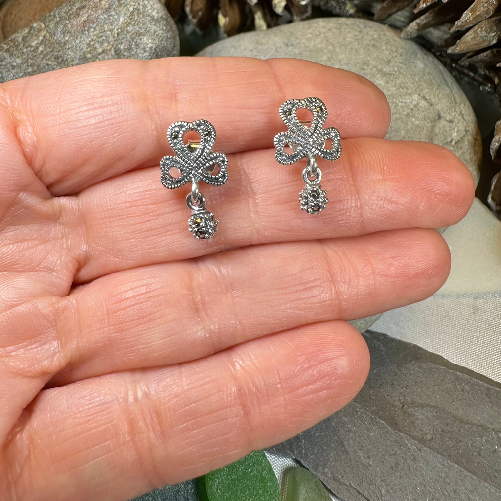 Connemara Shamrock Post Earrings