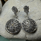 Marcasite Tree of Life Earrings