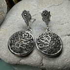 Marcasite Tree of Life Earrings