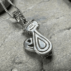 Sophisticated Marcasite Cat Necklace - 18
