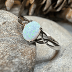 Scottish Mist Celtic Ring - 8 / Sterling Silver