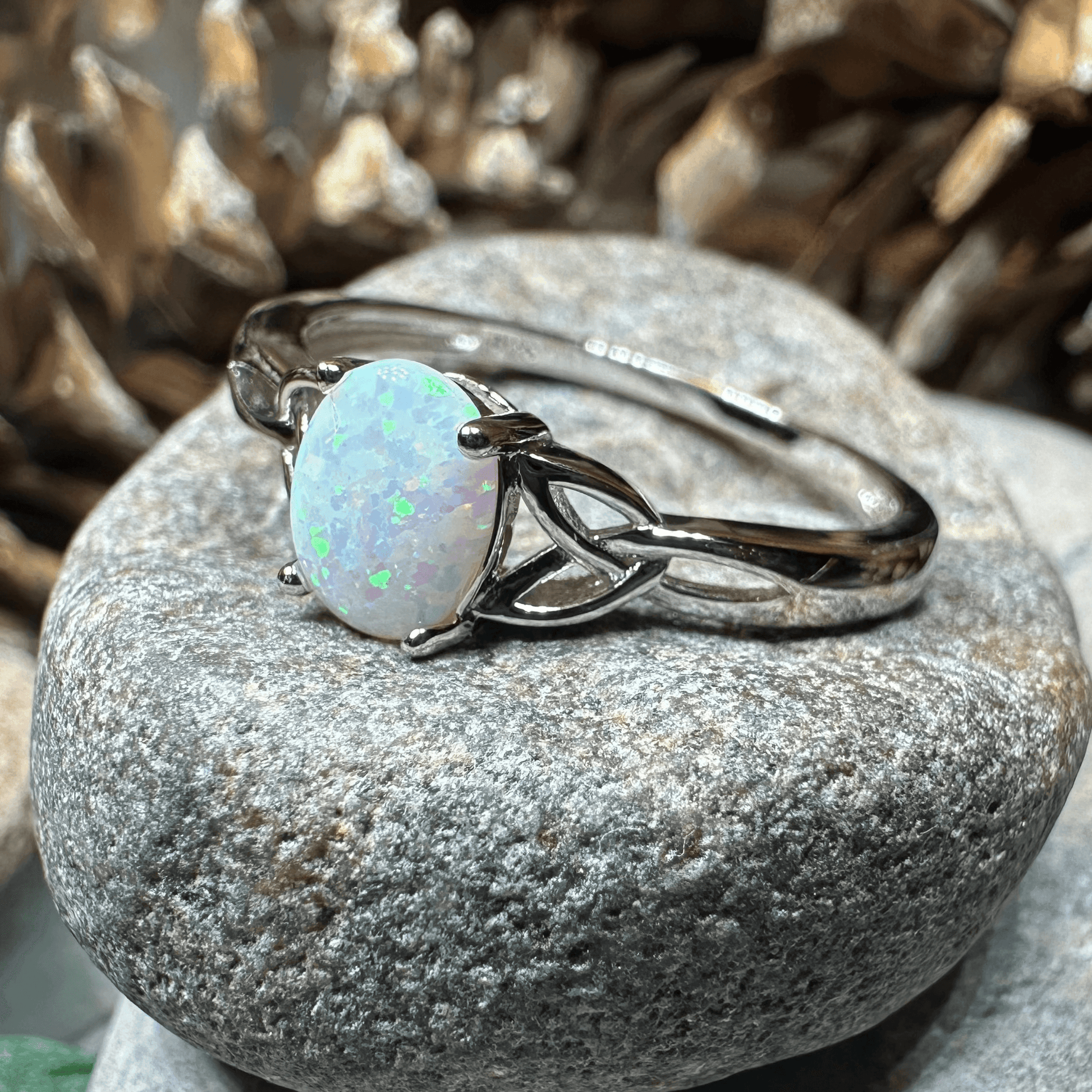 Scottish Mist Celtic Ring - 4 / Sterling Silver