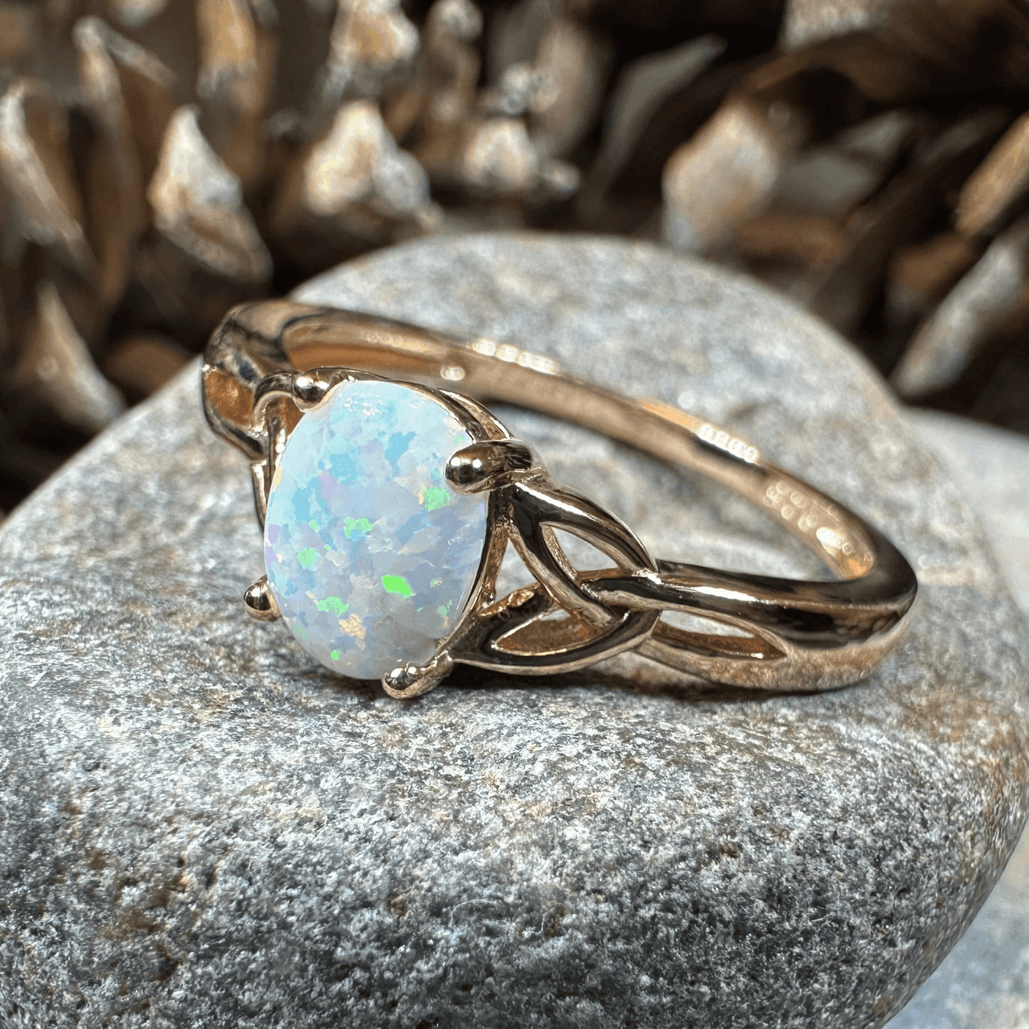 Scottish Mist Celtic Ring - 4 / Sterling Silver