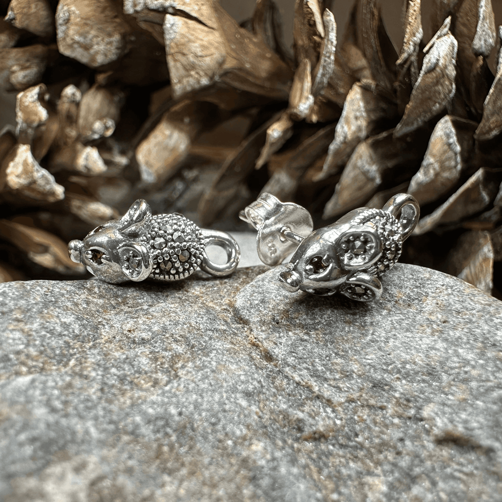 Sweet Little Mouse Post Earrings - 