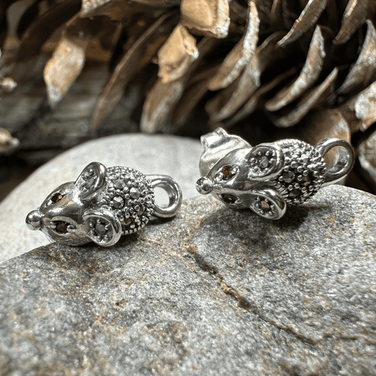 Sweet Little Mouse Post Earrings - 