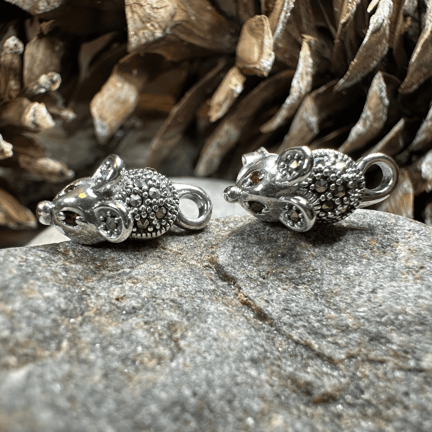 Sweet Little Mouse Post Earrings - 