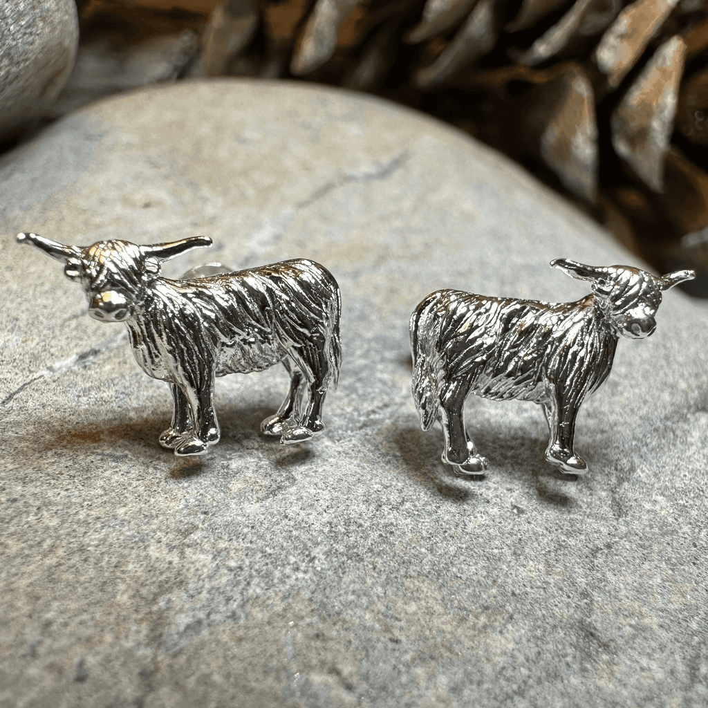 Balmoral Highland Cow Earrings - 