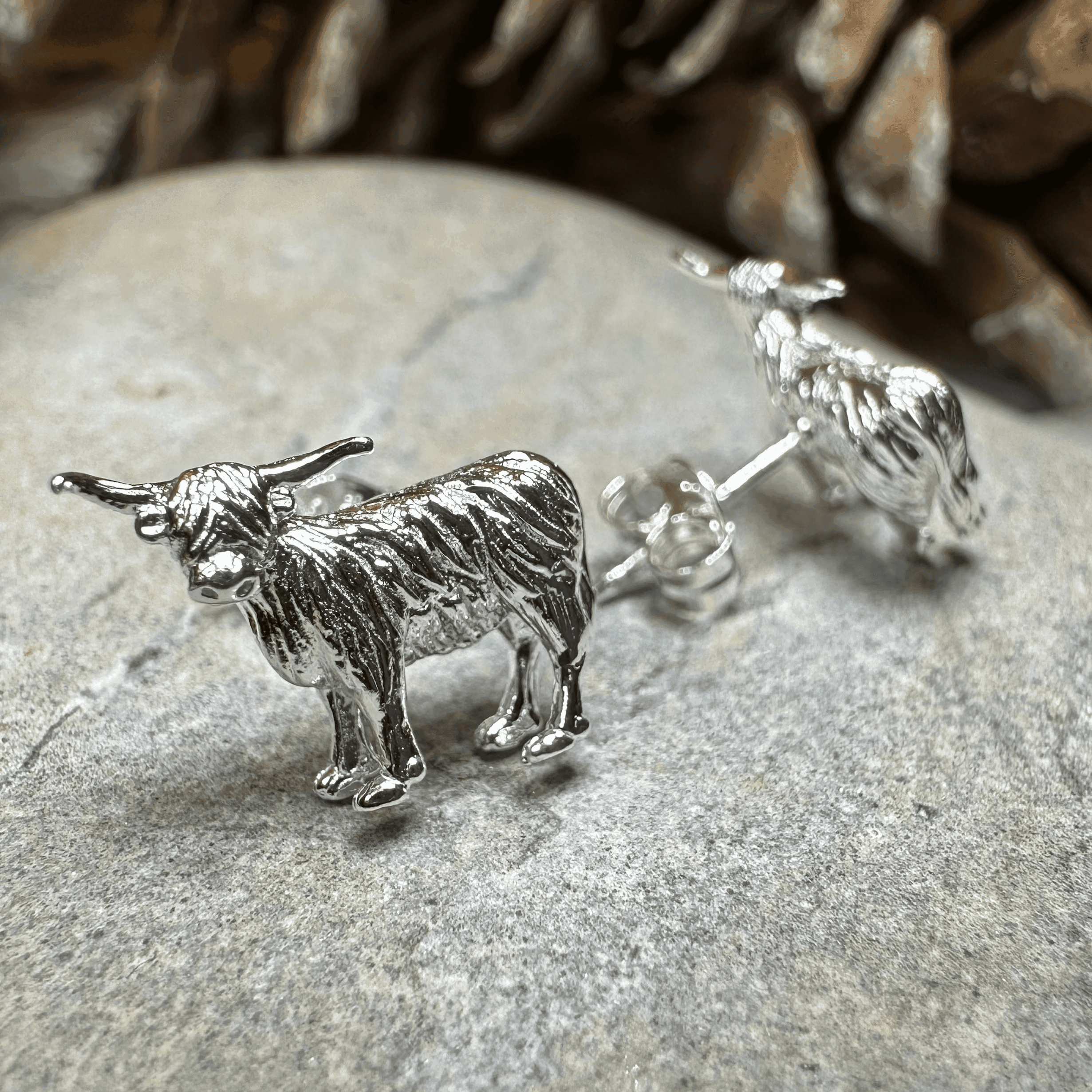 Balmoral Highland Cow Earrings - 