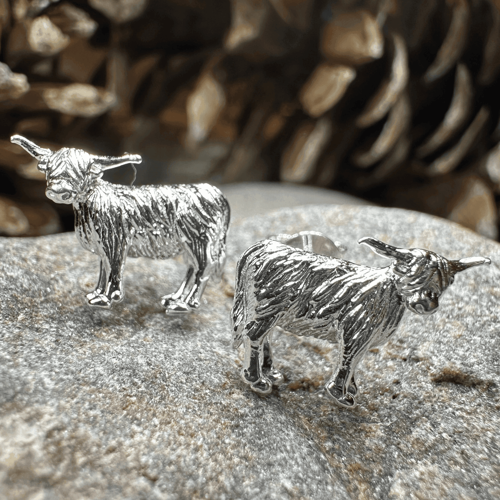 Balmoral Highland Cow Earrings - 