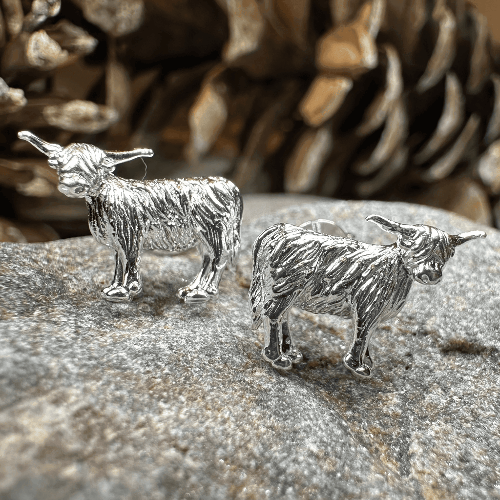 Balmoral Highland Cow Earrings - 